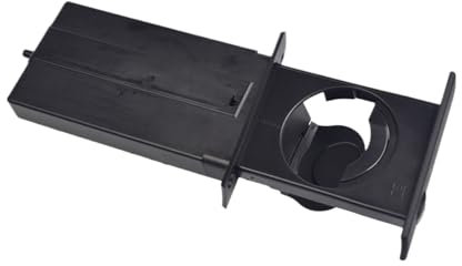 MEUIXT Getränkehalter for vorne im Auto, kompatibel mit 5er-Serie E60 E61 M5 525i 528i 530i 535i 550i 2004-2010, 51459125622(Black Right Straight)