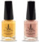 (2Pcs Set) Henna Infused Halal Nail Polish Water Permeable Nail Polish Vegan Long lasting Nail polish (Pink Rose, Gold Souk)