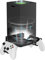 Bricok Aluminium Alloy Wall Mount for Xbox Series X Wall Mount Kit for Xbox Series X Accessories with 2 Controller Stand, Ventilation Design Wall Shelf(Black)