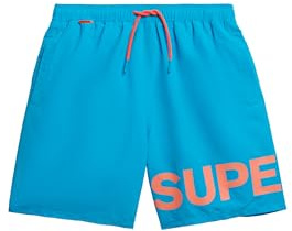 Superdry Herren 43,2 cm Badeshorts mit Grafik