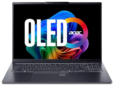 Acer Swift Go 16 AI (SFG16-61-R6QV) 16 WUXGA+ OLED 120Hz / AMD Ryzen™AI 7 350/32 GB LPDDR5X RAM / 1.000 GB PCIe Gen4 SSD/AMD Radeon™ 860M / Windows 11 Home/Titanium Gray