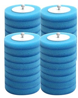 Ajex Toilet Brush with Replacable Brush Heads (32pcs Refills)