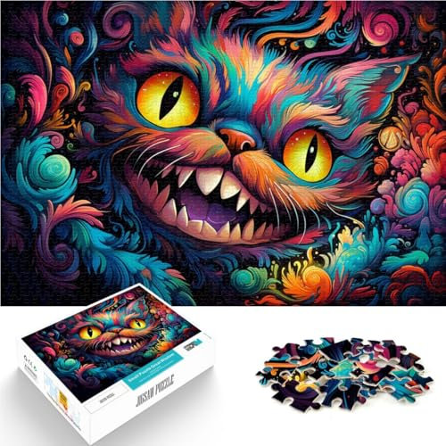 Puzzle 1000 Teile für Erwachsene Alice Cat Puzzle als Geschenk 50 x 75 cm stärkt die Liebe zwischen Paaren für Teenager ab 14 Jahren