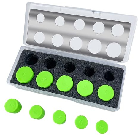 Sensor Cutter Kit, 16-25mm Paint Protection Film Car Radar Hole Cutter Tool Reusable Precision PDC Sensor Cutter with 10 Precise Templates for Vehicle Parking Sensor Vinyl Wrap