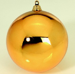 DS Euro 12er Set Christbaumkugeln, Weihnachtskugeln 10cm Gold glänzend, Outdoor Kunststoff, schwer entflammbar, Lieferung Frei Haus