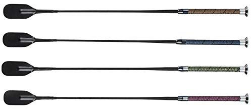NETPROSHOP Reitgerte mit Antirutsch Griff 60 cm Springstock, Groesse:60 cm, Farbe:Rosa