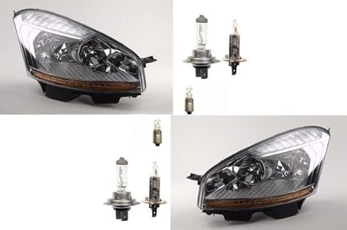 Johns, passend für Citroen C4 Scheinwerfer Picasso 02/07-08/10 + Leuchtmit. Set li. re.
