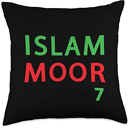 Moorish American Moorish Islam Moors In America Moor Throw Pillow
