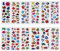 Cobee 3D Meerestiere Aufkleber für Kinder, 12 Bögen Puffy Sticker Sea Ocean Life Foam Sticker Sea Window Gel Clings Decals für Jungen und Mädchen