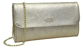 collezione alessandro Clutch Eleganz aus Leder mit separaten Fächern 26cm x 15cm x 5m