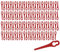 Ersatzmesser Set Rasentrimmer Zubehör Ersatzklingen passend für Akku Rasentrimmer BG-CT 18 Li RG-CT 18 Li GE-CT 18 Li GC-CT 18/24 GC-CT 18/24 P