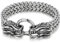 Armbänder Silber, Männer Armband Retro-Wasserhahn Armreif Herren Stahl Schmuck Herren Männer Geschenke