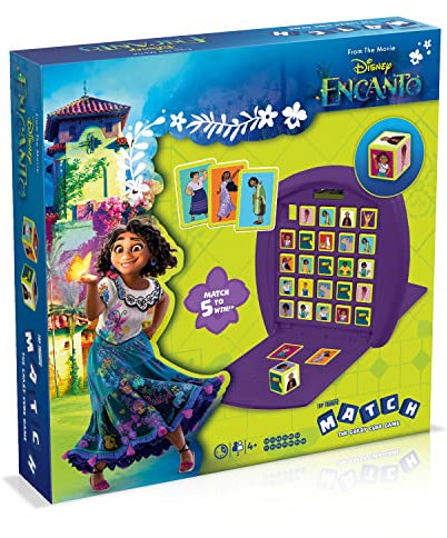 Winning Moves - Match - Encanto - Disney Geschenke - Alter 4+ - Multilingual