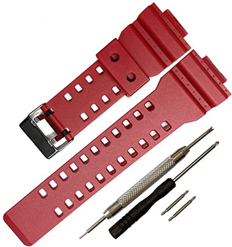 Ersatz-Uhrenarmbänder für Casio GLS-8900/GW-8900/GA-110/GA-100C/GA-120/GD-110/GLS-100, 16 mm, Metall