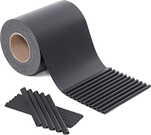 Rotolo Frangivista per Recinzione Esterna - Strisce Resistenti alle Intemperie per Recinzioni, Balconi e Terrazze cm 19x35 mt (Antracite)