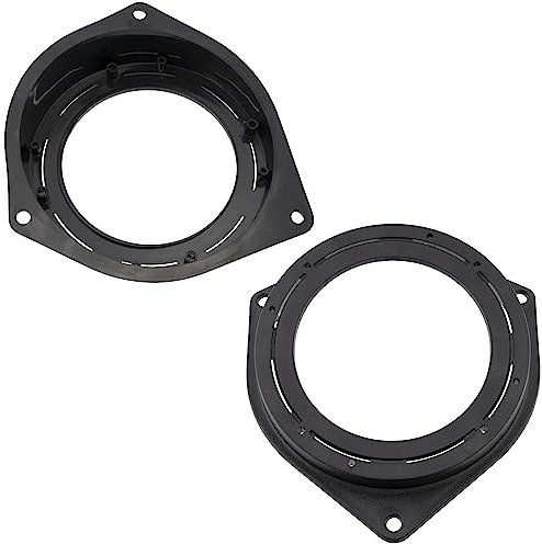 AERZETIX - C11573 - Juego de 2 adaptadores/soportes para altavoces 100/120mm - compatible con Alfa Romeo Mito, Citroen Nemo, Fiat Bravo II, Opel Zafira A, B, Astra H, Corsa D, Vivaro A, Peugeot Bipper