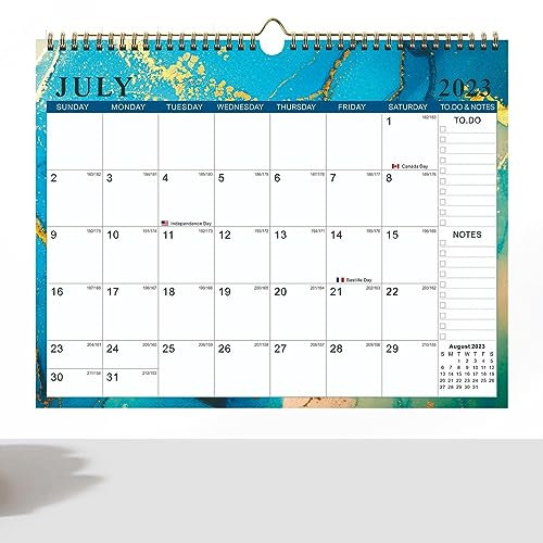 Hailerio Kalender Wandkalender 2023 2024 Großer Monatskalender Juli 2023 Bis Dezember 2024 - Familienkalender 2023/24 Im 4 Querformat Familienplaner Kalender 2024 Jahreskalender Planung