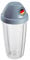 Westmark Mix- und Schüttelbecher/Shaker mit herausnehmbarer Mixscheibe, Fassungsvermögen: 0,5 l, Höhe: 18,7 cm, Kunststoff, BPA-frei, Maxi, Farbe: Klar/Blau, 3090227B