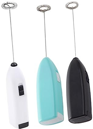 MAGICLULU 3 Pz Frullatore Manuale Di Miscelazione Resina Epossidica Maker in Schiuma Di Latte Tumbler Resin Mixer. Elettrico Del Bicchiere Lega Addebitabile Miscelatore
