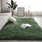 Jyswx Shaggy Teppich Wohnzimmer - Hochflor Flauschig Teppiche Waschbar - Moderne Langflor Teppich für Wohnzimmer, Schlafzimmer, Korridor, Schlafsaal, Größe:140 x 200cm, Farbe: Dunkelgrün