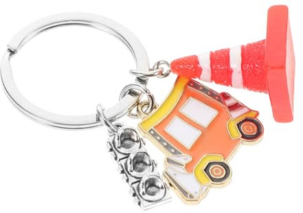 WOFASHPURET Verkehrslicht Schlüsselanhänger Lustiger Baukegel Für Schlüssel Party Mitgebsel Geschenkidee Für Erwachsene