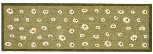 My Mat Daisy Cow Runner Nylon Indoor Pattern Washable Doormat for Hallway, Kitchen, Front Door 50x150cm