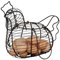 Cesta Porta Huevos, Multifuncional Y Práctica Huevera Alambre, Cesta Para Huevos Gallina Alambre, Cesta De Almacenamiento De Huevos, Huevera Gallina Metal Para Guardar Alimentos Y Huevos