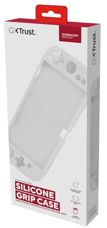 GXTrust 1253W Custodia Nintendo Switch 2, Cover Protettiva in Silicone con Design Testurizzato, Assorbimento Degli Urti e Protezione Antigraffio, Accessori Nintendo Switch 2, Bianco