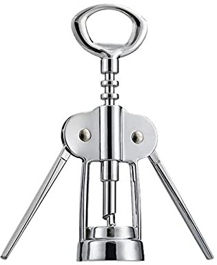 Cavatappi, Apribottiglie in metallo resistente – Cavatappi multiuso for bottiglie di vino e birra – ergonomici e facili da usare – ideali for uso domestico, bar, ristorante