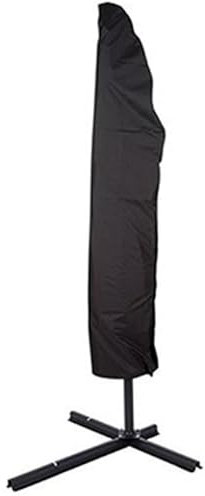 Kiuiom Funda Parasol,Funda para Sombrilla De Playa Exterior,210D Oxford-Tela Promanuale Tectora De Parasol,Jardín para Sombrilla Impermeable,para Jardines,Patios Y Playas,265x40/70/50CM,Negro