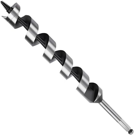 MOXPIFY 32mm Wood Auger Drill Bits 300mm Long, Timber Drill Bits | Hex Shank, Extra Long Wood Drill Bits For Woodworking (32mm x 300mm)