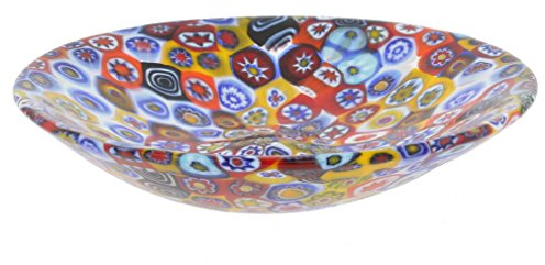 Piatto Millefiori di Murano - Multicolore