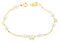 Monde Petit Armband perlen Gelbgold 18 Karats (750) - Geschenkbox - Garantiezertifikat