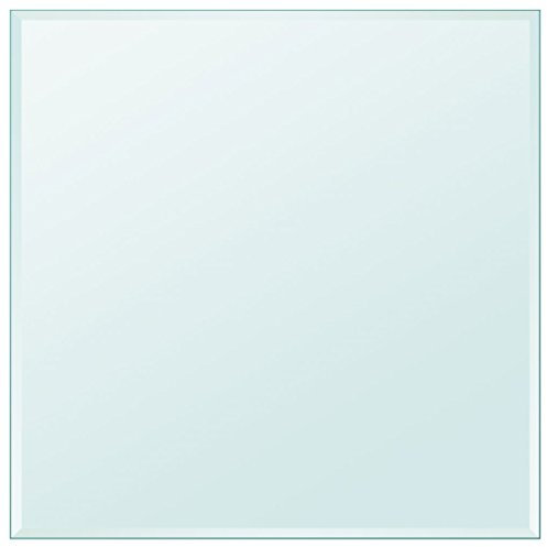 Festnight Dessus de Table en Verre trempé 700 x 700 mm