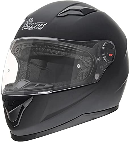 Germot GM 320 Helm Schwarz Matt S (55/56)