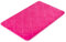PANA® Memoryschaum Badematte mit Flanell Bezug (50 x 80 cm) • Weicher Badteppich • Waschbare Weichschaummatte für Bad und Dusche • Duschvorleger für Badezimmer • Farbe: Fuchsia