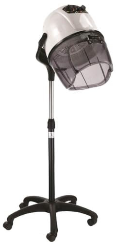 Casque de séchage professionnel avec Pied blanc Record 1200 Watt