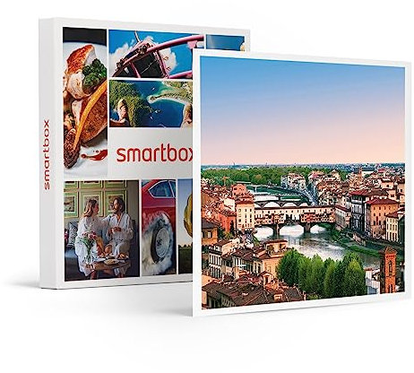 smartbox Wohnzimmer in Florenz Geschenkbox für Paare, Geschenkideen, 1 Nacht mit Frühstück und Möglichkeit zum Abendessen oder Wellnesserlebnis für 2 Personen, Mehrfarbig