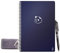 Rocketbook Panda Planer – Wiederverwendbarer Täglicher, Wöchentlicher, Monatlicher Planer mit 1 Pilot Frixion Stift und 1 Mikrofasertuch Enthalten – Blau Einband A5
