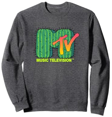 MTV Logo Sunset Cactus Felpa