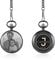 Lam Hub Fong Personalisierte Foto Taschenuhr mit Kette Textgravur Vintage Glatt Taschenuhren Klassische für Herren Geschenk Zum Geburtstag Jubiläumstag