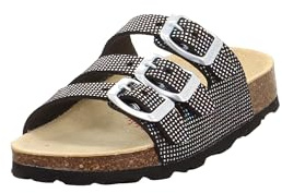 Superfit Mädchen FUSSBETTPANTOFFEL Hausschuhe, SCHWARZ 0010