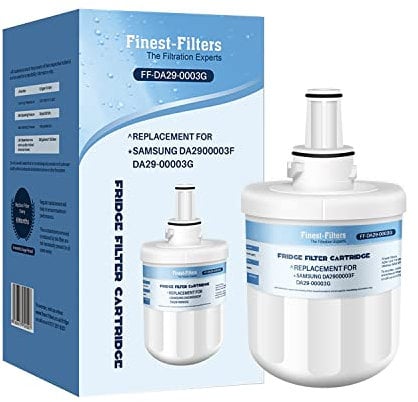 Finest Filters DA29-00003F Fridge Water Filter, Compatible with Samsung Aqua Pure Plus DA29-00003F, HAFIN1, DA29-00003B, DA29-00003A-B, DA29-00003A, DA97-06317A, DA61-00159A