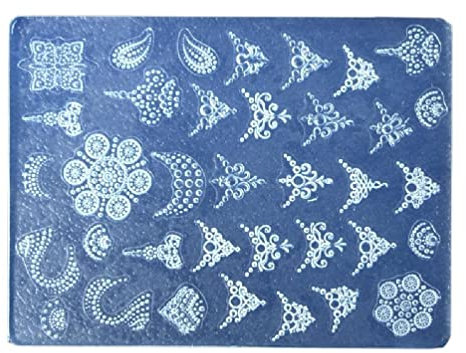 Silicone Nail Art Handicrafts Moulds DIY Nail Tools Accessories Nail Carving Molds Silicone Material for Nail Decoration Nail Art molds Stickers