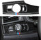 6PCS Auto Scheinwerfer Schalter Panel Aufkleber Abdeckung Cover Kohlefaser Decal Trim passt Kompatibel mit BMW X3 F25 (2011-2017)/ X4 F26 (2014-2018) Interieur Zubehör
