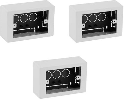 FANTON 23955-B3 Set di 3 pz Scatola 3 MODULI per placche rettangolari