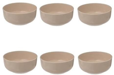 Secret de Gourmet - Lot de 6 Coupelles Marie 15cm Nude