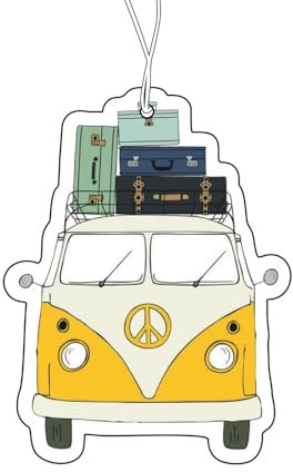 CME.Promo 2x Duftbaum mit Bulli Motiv, Auto Duftspender lustig, Duftbaum Auto tuning, car air freshener, Duftanhänger Auto, Duftbaum Set Auto