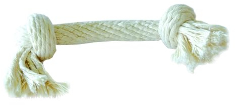 EQuest Hundespielzeug Spirit - Spieltau mit 2 Knoten, Natur - S