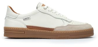 Pikolinos Xativa Deportivos Hombre | en Cuero | Memory Foam | Blanco